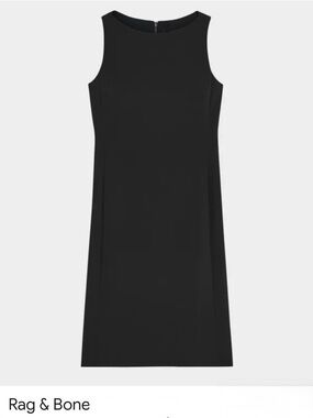 Rag & Bone for Barney’s  Black Sleeveless Shift Dress- size 10